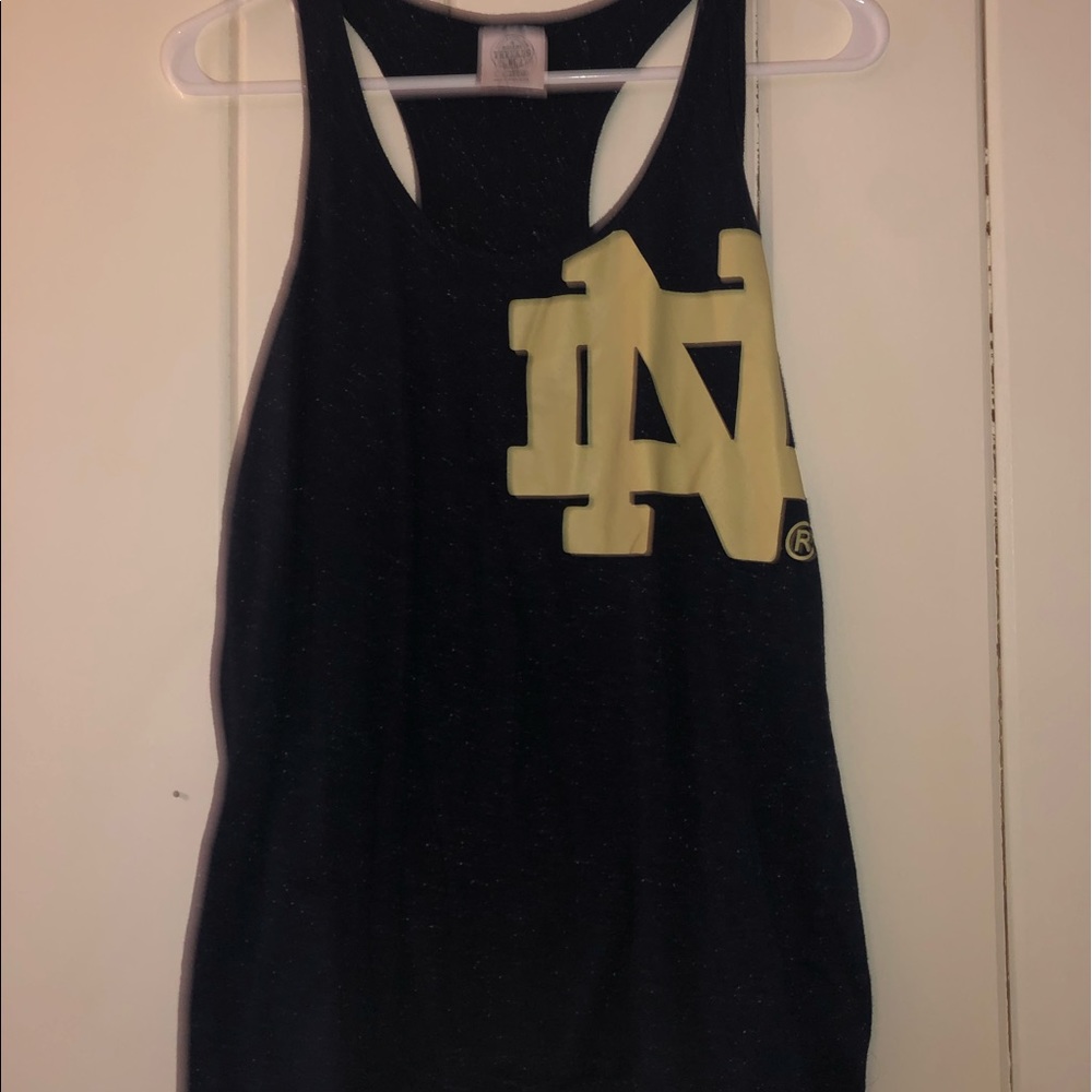 Navy blue Notre Dame tank-top size L